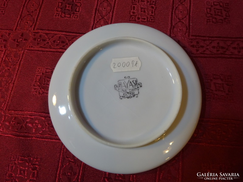Oriental porcelain, Christmas tea cup coaster, diameter 13.3 cm. He has!