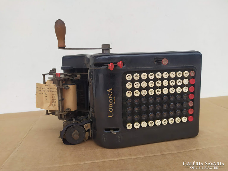 Antique cash register calculator machine shop equipment collection piece