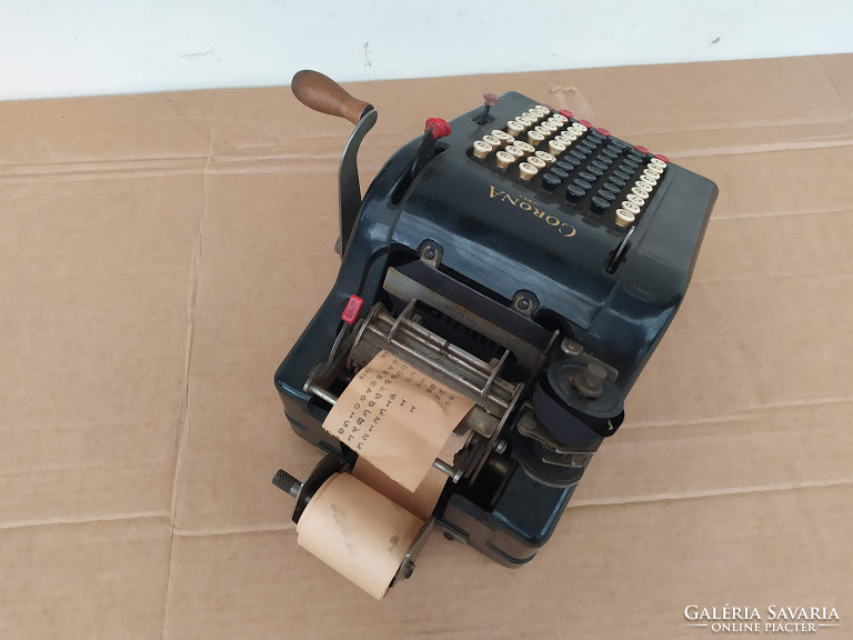 Antik pénztár számoló gép üzlet berendezés gyűjteményi darab
