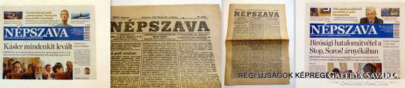 2002 november 7  /  NÉPSZAVA  /  18. SZÜLETÉSNAPRA! Ssz.:  13594