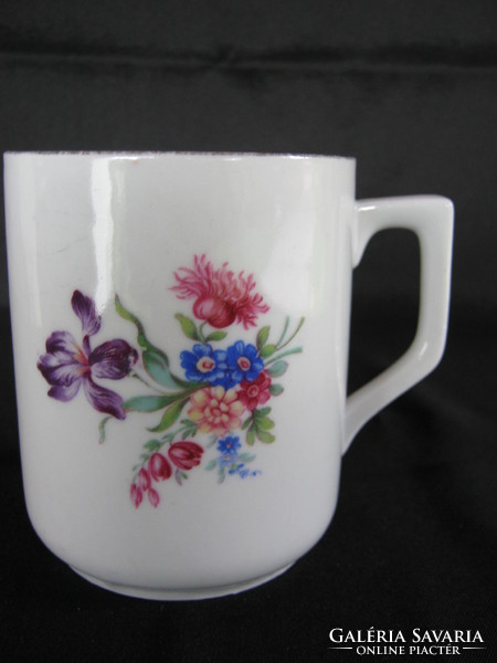 Zsolnay porcelain flower mug