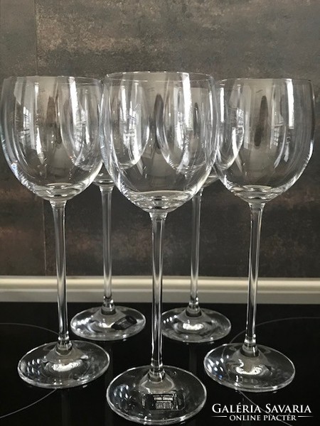 Riedel dessert wine glasses in original box, 21 cm high