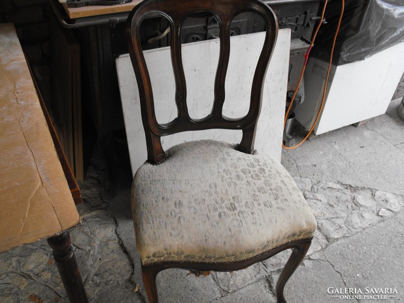 Antik Neobarokk  2db szék Szalon  vagy étkező Garnitúra része epedás  vintage