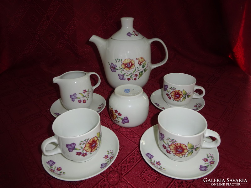 Alföldi porcelain, three-person coffee set, 10 pieces. He has!