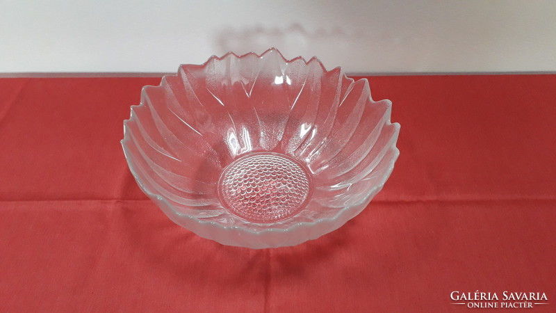 Glass bowl for fruit and salad