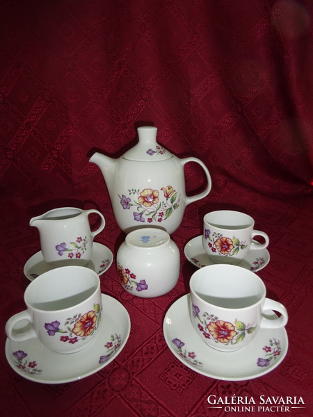 Alföldi porcelain, three-person coffee set, 10 pieces. He has!