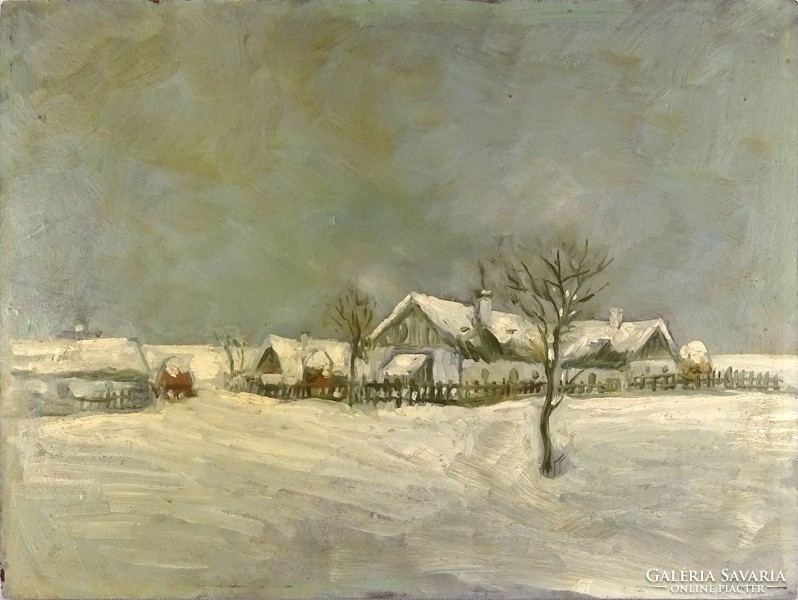 1C207 Magyar festő XX. század : Téli tanya