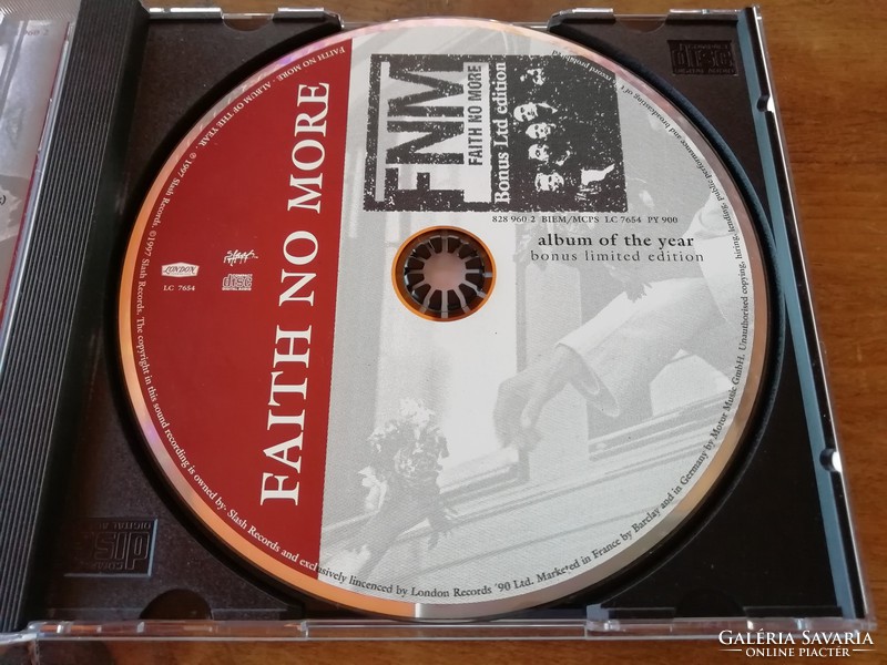 Faith no more - album of the year, bonus limited edition