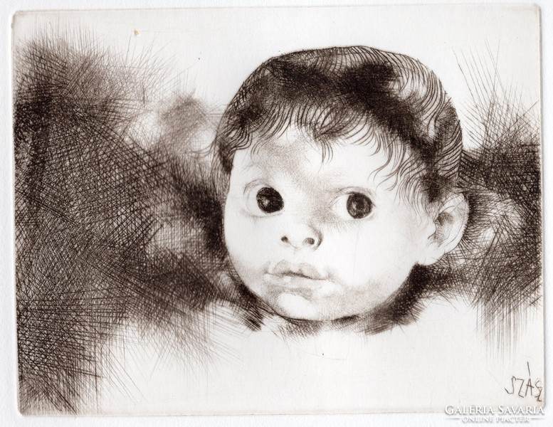 Endre Saxon (1926-2003): various etchings.
