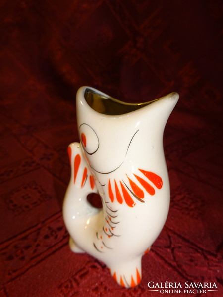 Russian porcelain, fish-shaped brandy cup, height 7.5 cm. He has!