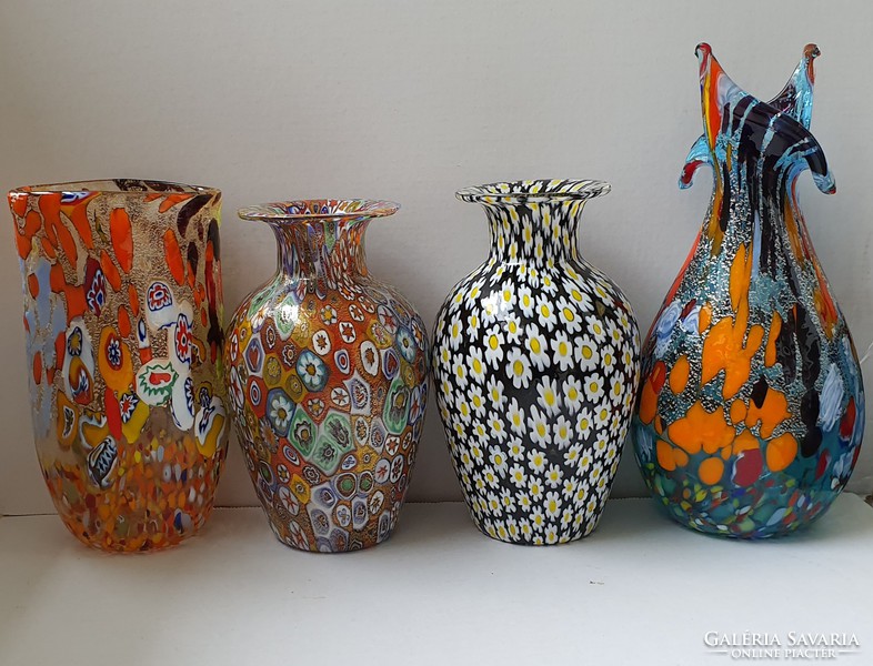 A multicolored vase from Murano