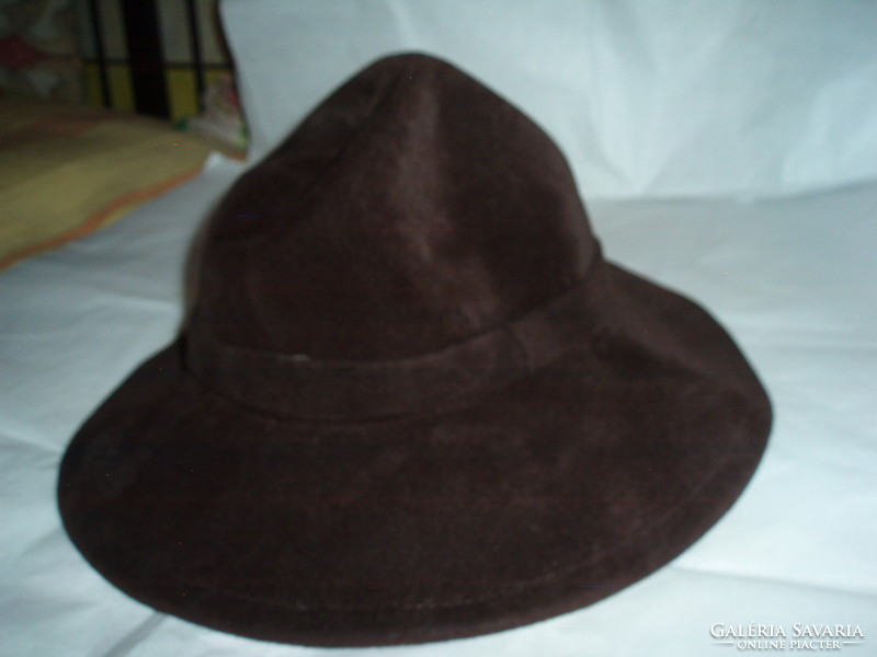Vintage , barna  kalap