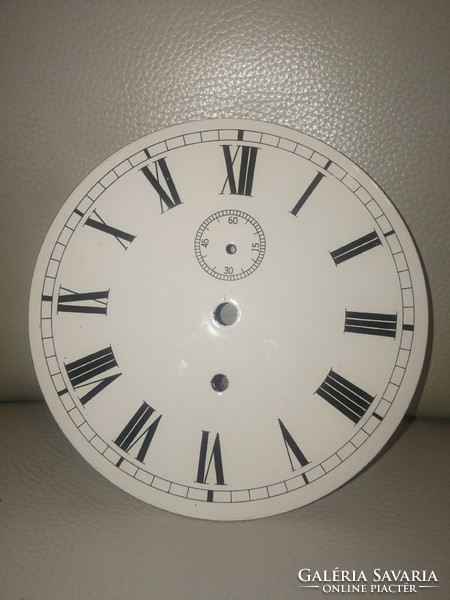 Dial, clock, wall clock dial for a wind-up minute display clock!. Enamel full sled plate 1 heavy watch