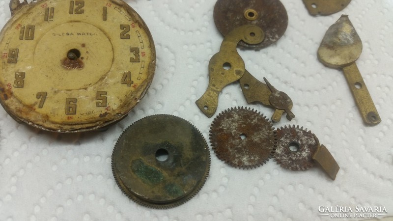 Antique pocket watch parts for sale! Watch parts, hand, dial, back, spring, front...