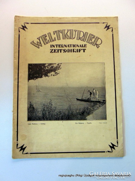 1927 július  /  WELTKURIER  /  Külföldi ÚJSÁG Ssz.:  17857