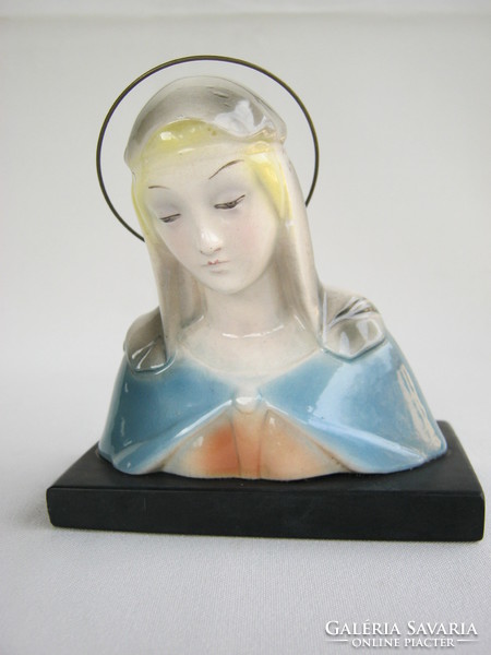 Régi porcelán Mária szobor