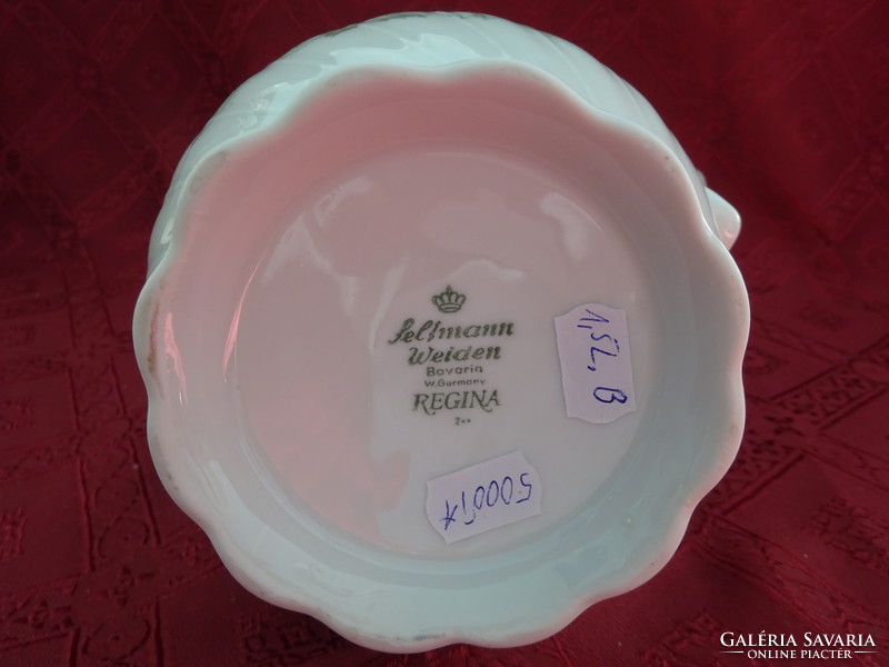 SELTMANN WEIDEN Bavaria német porcelán teáskanna, rózsaszín virággal, 1,5 l-es. Vanneki!