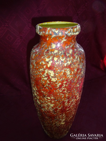 Tófej ceramic vase, floor vase, height 38 cm. He has!