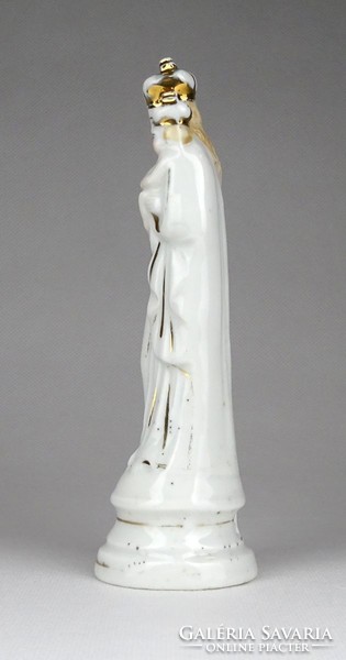1C354 Antik Mária gyermekével porcelán figura 14.5 cm