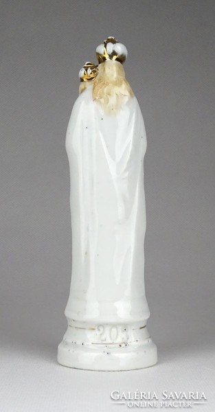 1C354 Antik Mária gyermekével porcelán figura 14.5 cm