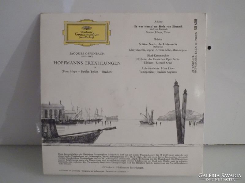 Record - vinyl - West German - singles - offenbach - novel condition