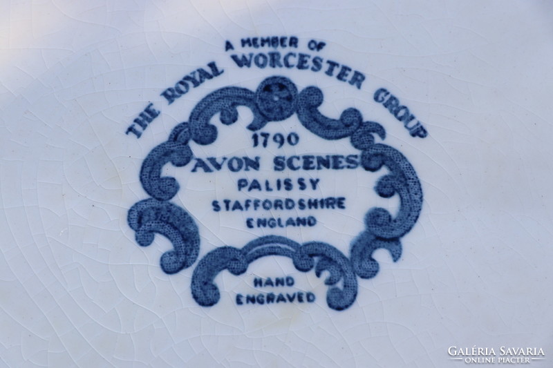 Palissy Royal Worcester kínálótál 