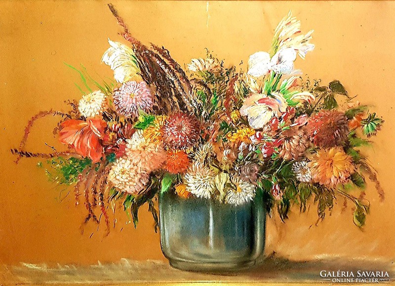 Diener-Dénes Rudolf (1889 - 1956) - Virágcsendélet 120x89cm