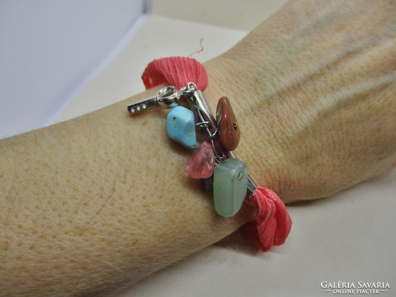 Very beautiful handmade bracelet with real gems