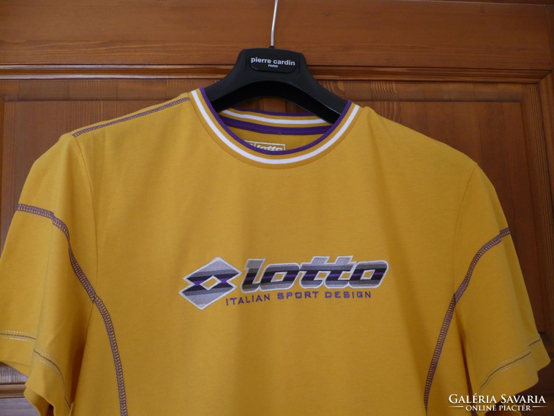 Lotto in yellow t-shirt