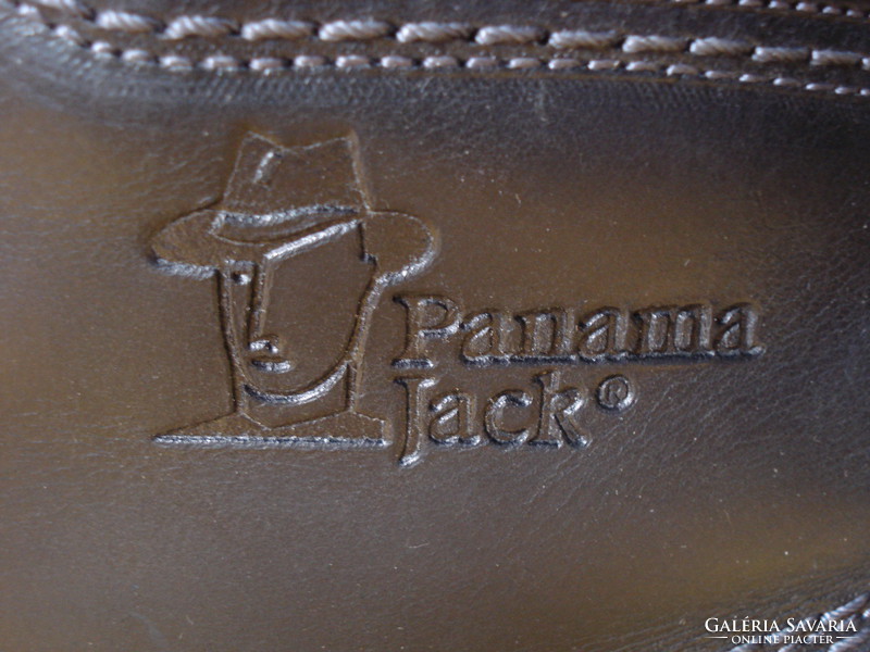 Fekete PANAMA JACK fűzős, rövid szárú csizma, bakancs (41-es)