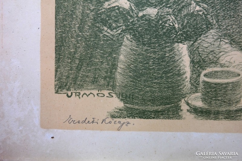 Péter Ürmös: female portrait 1917 - 04254