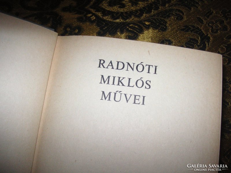 Works by Miklós Radnóti, 1978, fine art publisher
