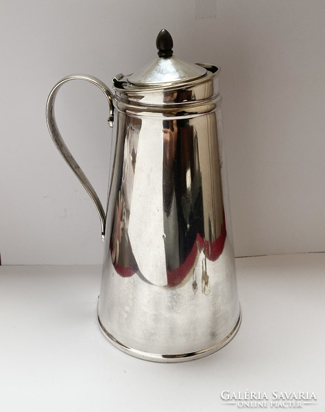 W.A.S benson silver-plated warming jug ~ 1880, a rarity!