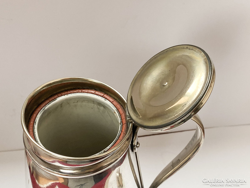 W.A.S benson silver-plated warming jug ~ 1880, a rarity!