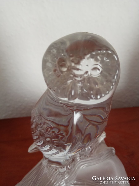 Wise Owl Glass Statue !!!