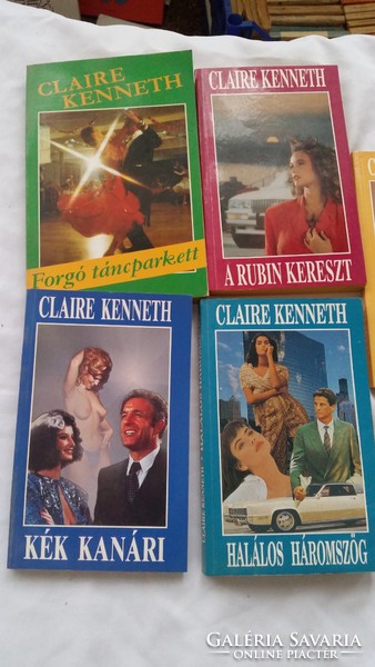 Claure Kenneth  5 db romantikus könyv eladó!