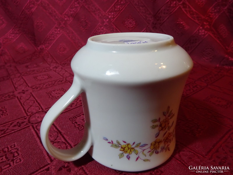 Alföldi porcelain, yellow floral milk jug, height 8.5 cm. He has!