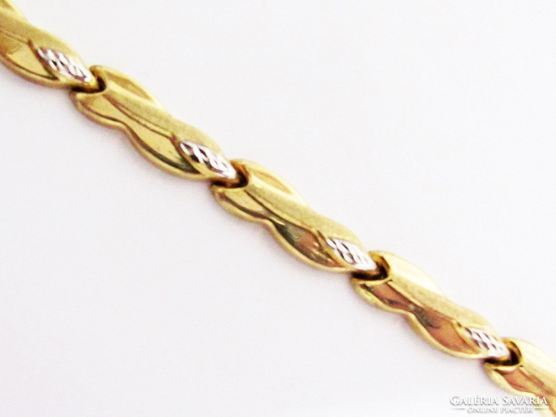 Arany kétszínű női karkötő (D25-Au58477)