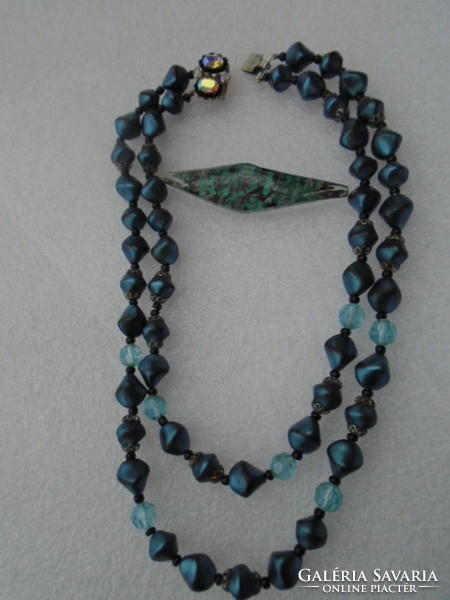 Tahitian jewelry collier from the 40s and 50s, a very beautiful and sophisticated antique piece