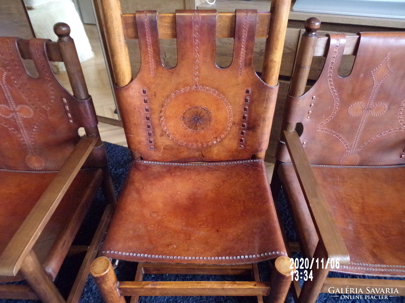Marhabőr fotelek és szék - iparművész