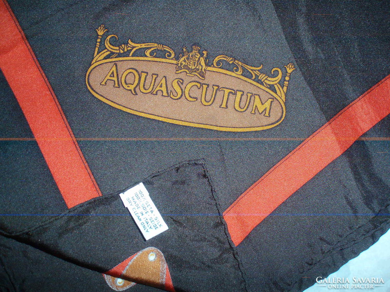 Vintage silk Aquascutum olasz kendő