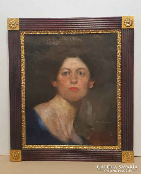 Karlovszky Bertalan- Női portré
