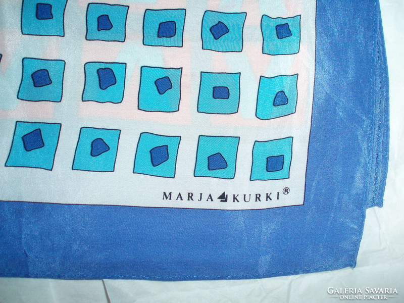 Vintage Marja Kurki  valódi silk selyemkendő