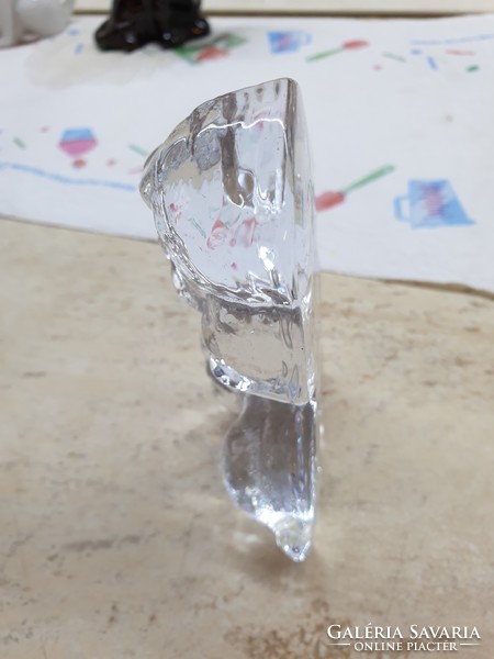 Lead crystal, glass dog for sale!