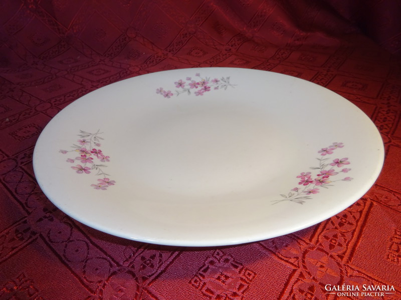 Alföldi porcelain, cake plate with rosehip pattern. Diameter 17.2 Cm.