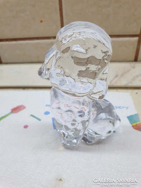 Glass dog ornament for sale!