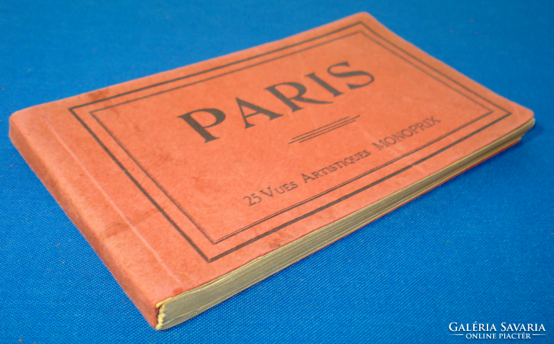 Antique, Paris landmarks on postcards
