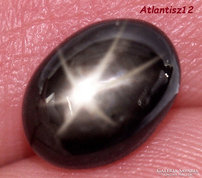 Real, 100% natural dark brown star sapphire gemstone 3.06ct!!! (Opaque)