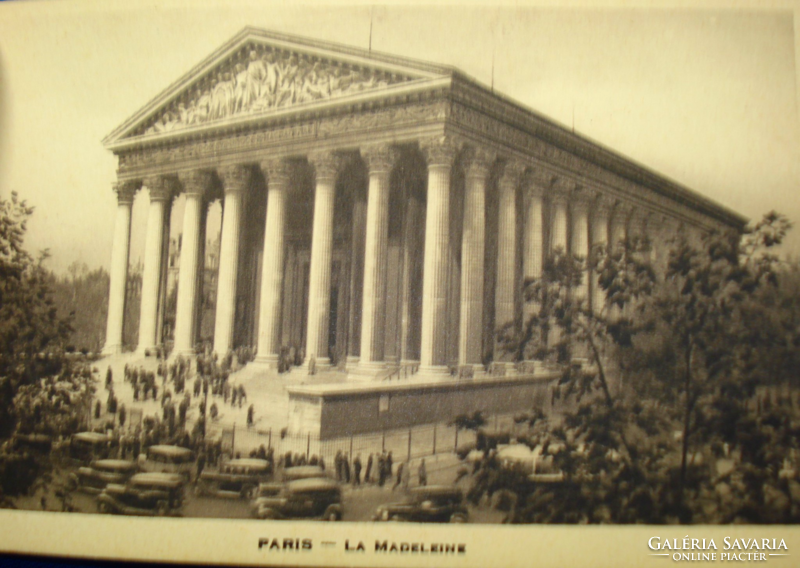 Antik, Párizs nevezetességei képeslapokon