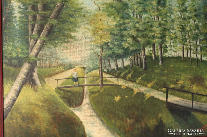 Naive painting (1928), landscape